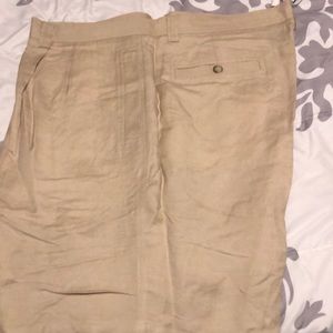 North 44 linen blend shorts